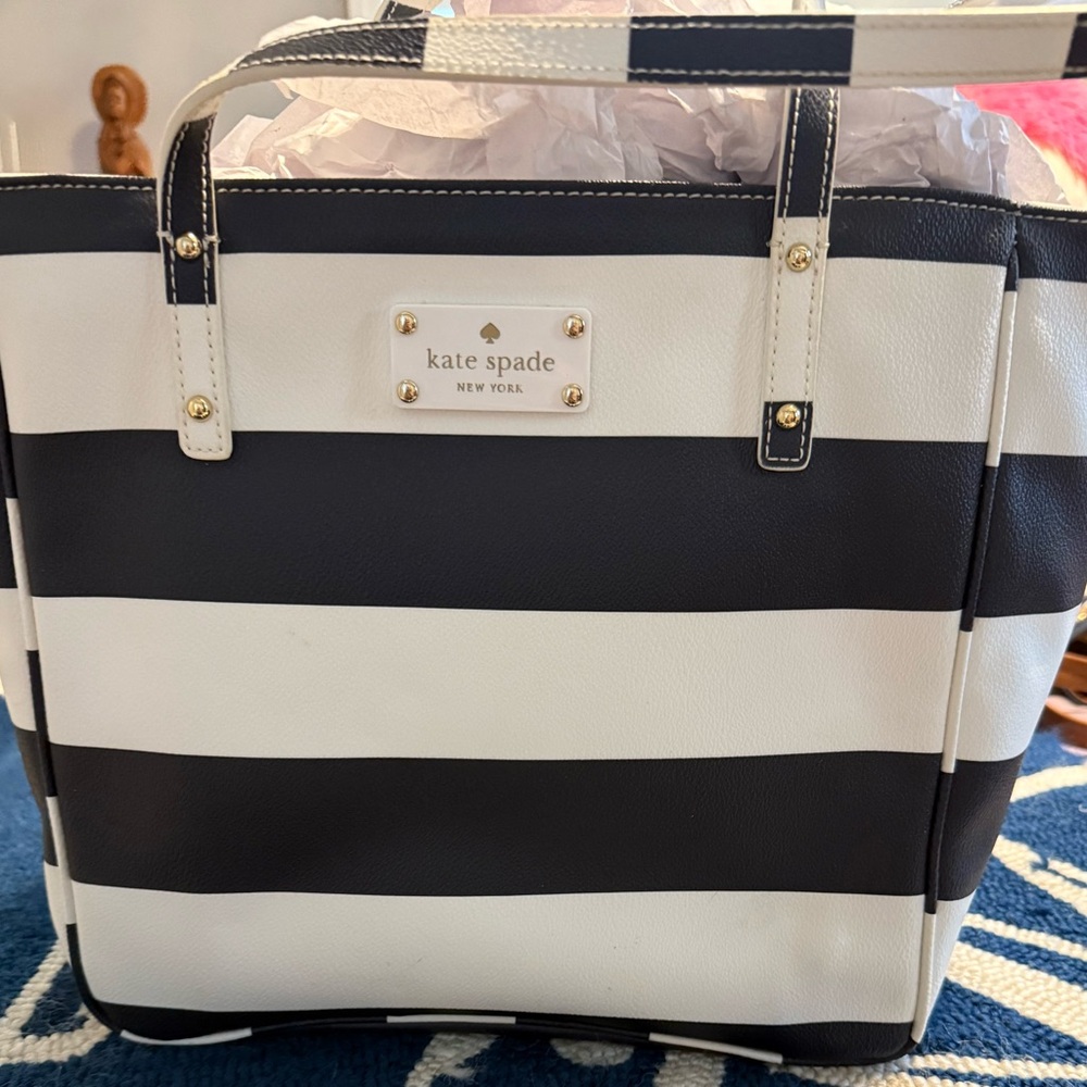 Kate Spade Nautical Blue and white Sydney Tote